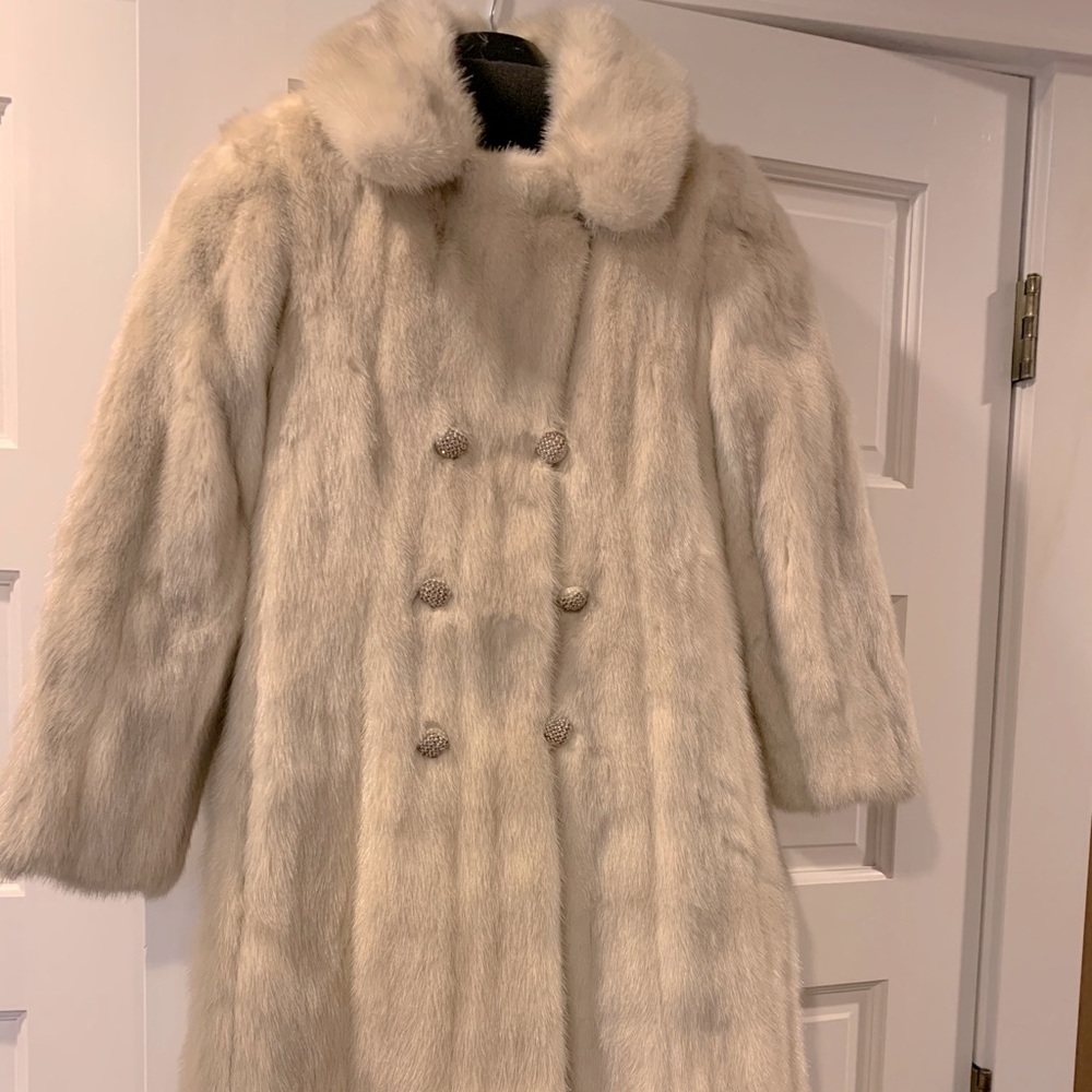 One of a Kind Vintage Cerulian Saphire Mink